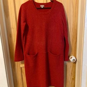 J. Jill long sleeve sweater dress like new condition